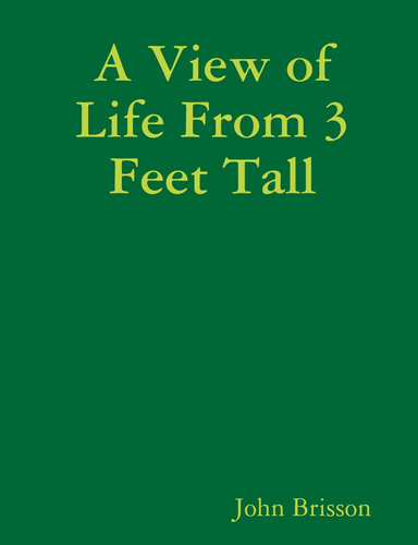 A View of Life From 3 Feet Tall