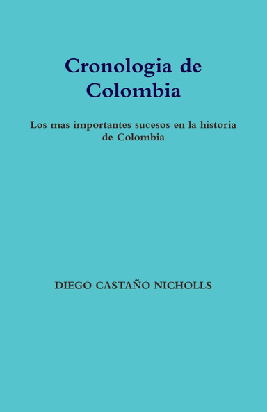 Cronologia de Colombia