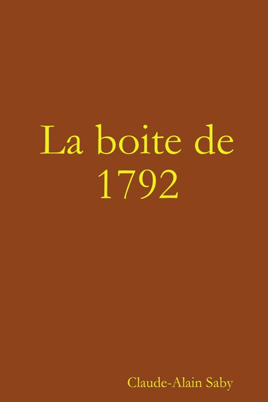 La boite de 1792
