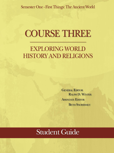 Exploring World History and Religions: Student Guide