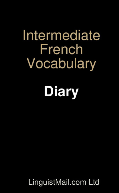 Intermediate French Vocabulary Diary