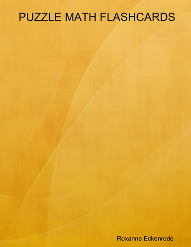 PUZZLE MATH FLASHCARDS