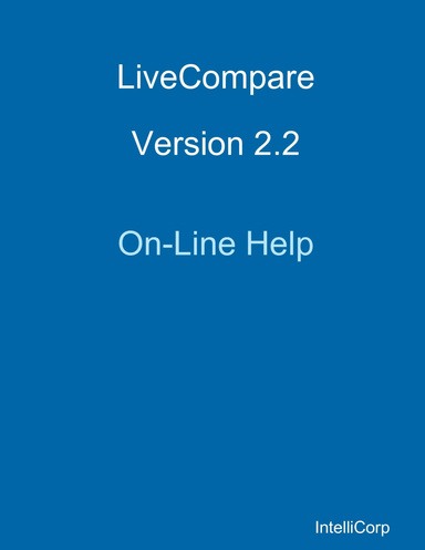 LiveCompare 2.2 On-Line Help
