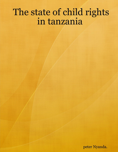 The state of child rights in tanzania