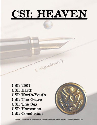 FREE PRINT OUT - CSI:HEAVEN