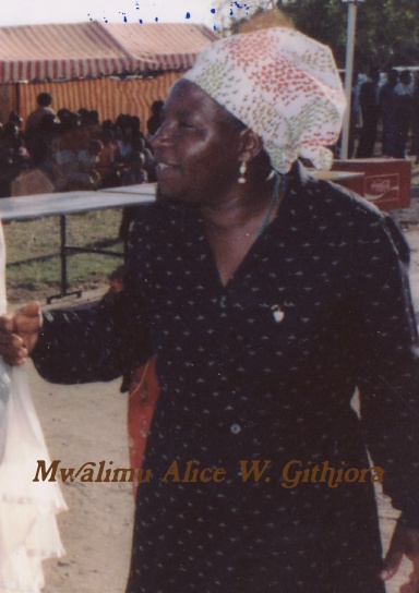 Mwalimu Alice W. Githiora