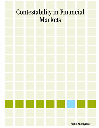 Contestability in Financial Markets