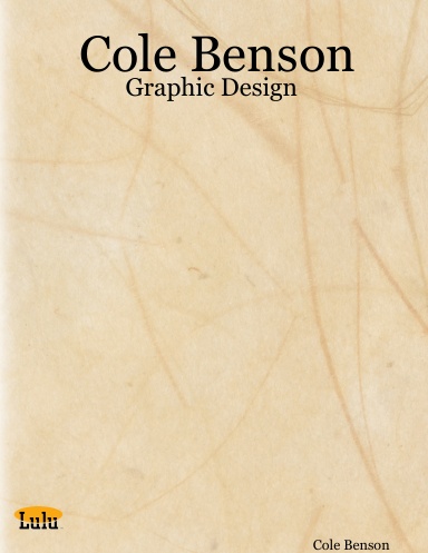 Cole Benson: Graphic Design