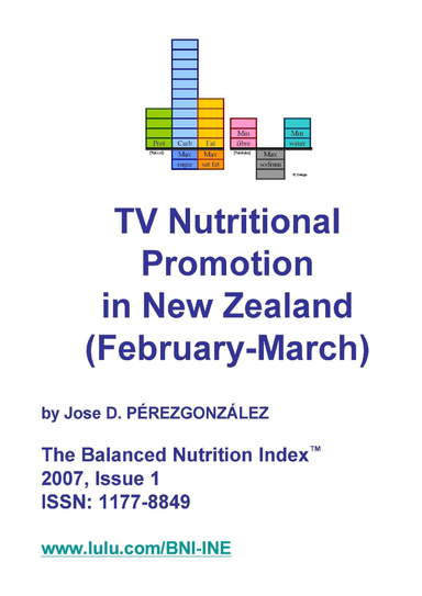 TV nutritional promotion in New Zealand (February-March)