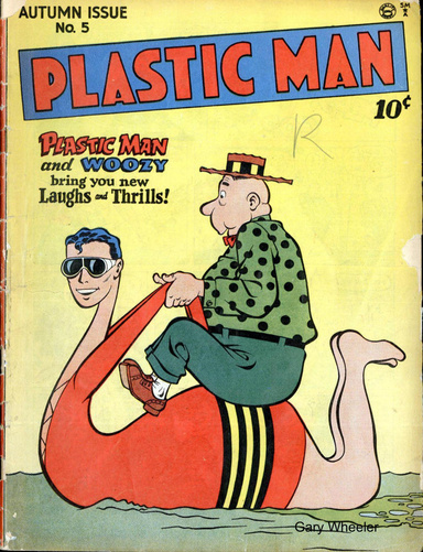 Plastic man in They Called Him Weapons - Comicbook