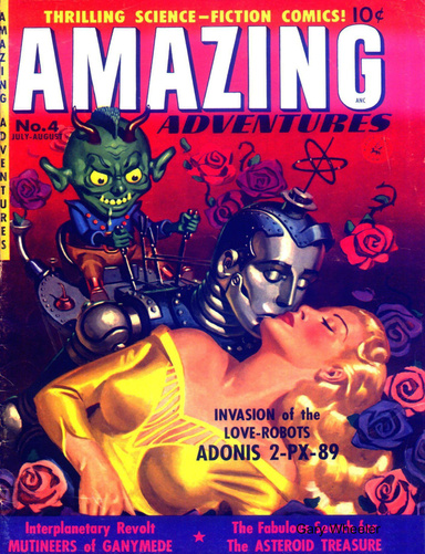 Invasion of the Love Robots Adonis 2-PX-89 - Comicbook