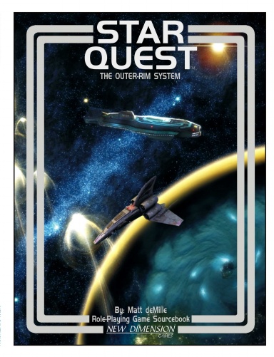 Starquest Outer-Rim Sourcebook hardcover