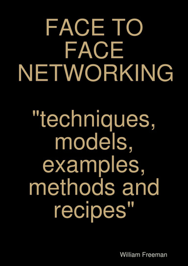 face to face networking recipe book