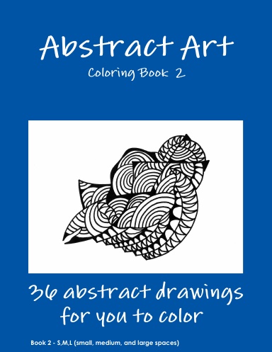 Abstract Art Coloring Book 2