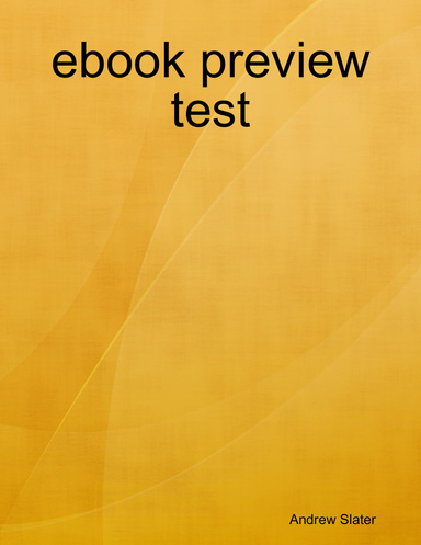 ebook preview test