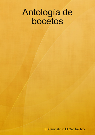 Antología de bocetos