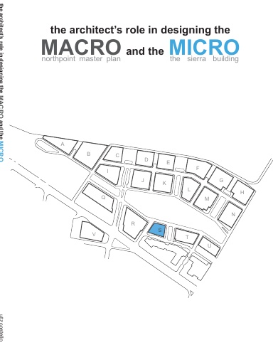 the architect's role in designing the MACRO and the MICRO