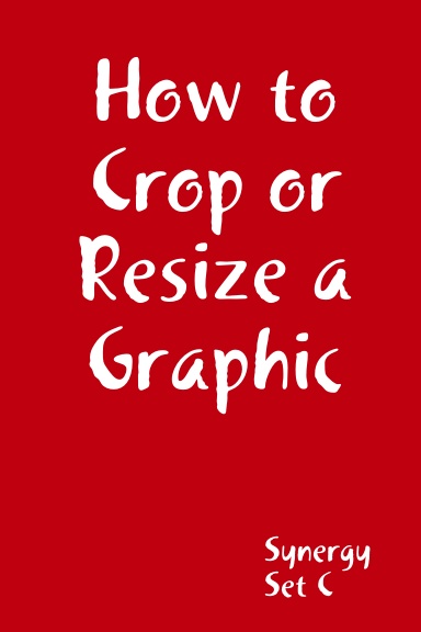 How to Crop or Resize a Graphic
