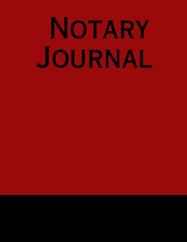 Notary Journal