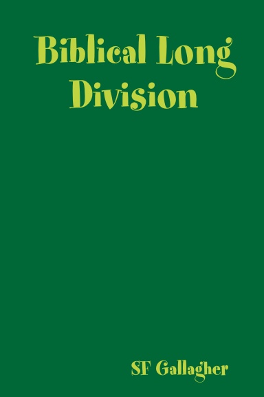 Biblical Long Division