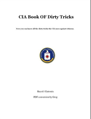 CIA - Book Of Dirty Tricks (Revenge)