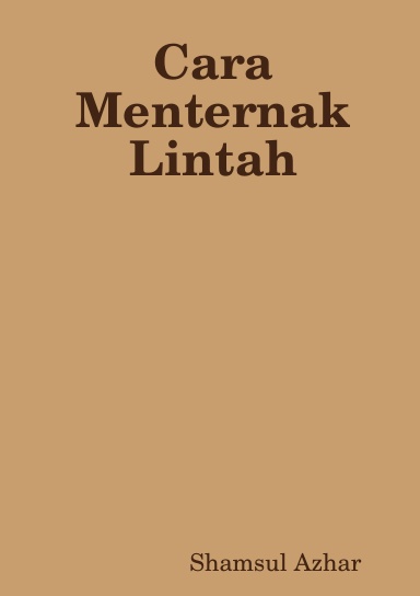 Cara Menternak Lintah