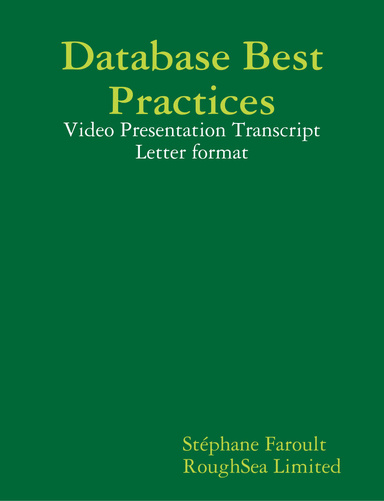 Database Best Practices