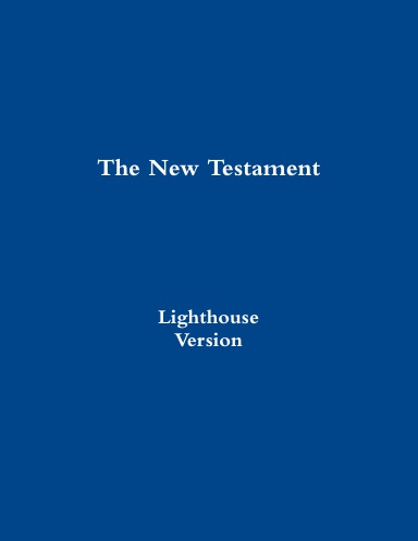 The New Testament Lighthouse Version Red Letter Economy Style