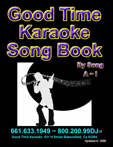 Karaoke Song Book by Song I ~ Z
