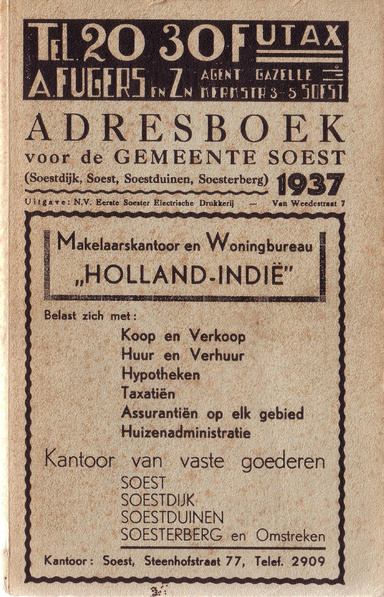 Adresboek Soest 1937