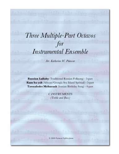 Three Multiple-Part Octavos for  Instrumental Ensembles (C Instruments)