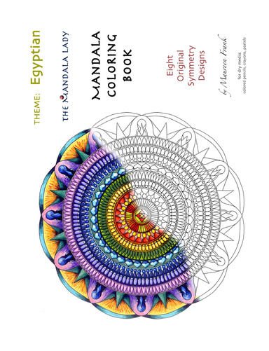 Egyptian Mandala Coloring Book