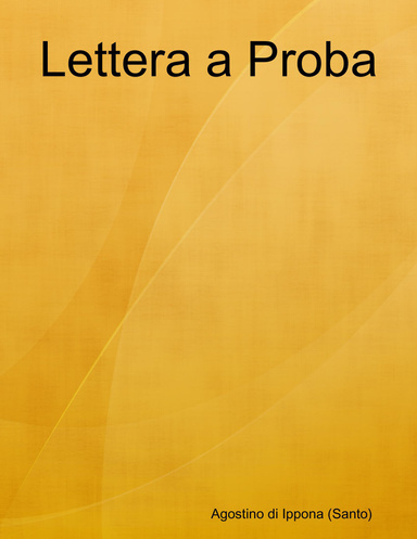 Lettera a Proba