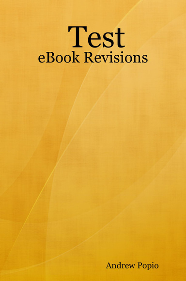 Test: eBook Revisions