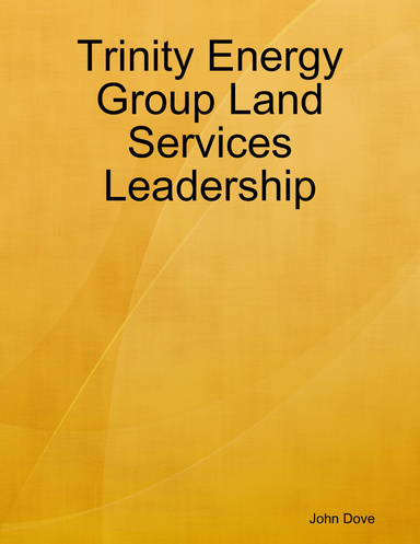 Trinity Energy Group Land Services Leadership