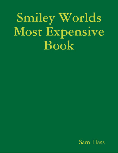 Smiley Worlds Most Expensive Book