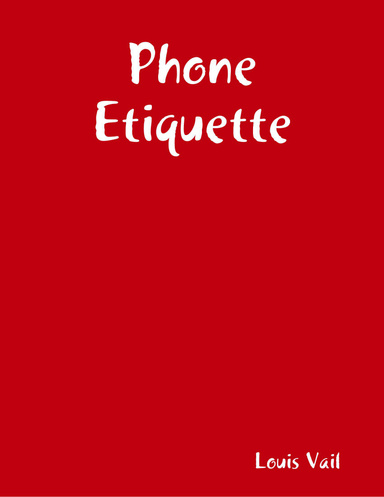 Phone Etiquette