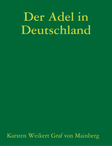 Deutschland und der Adel