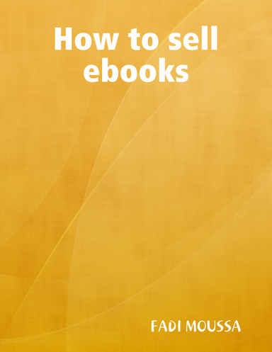 How to sell ebooks