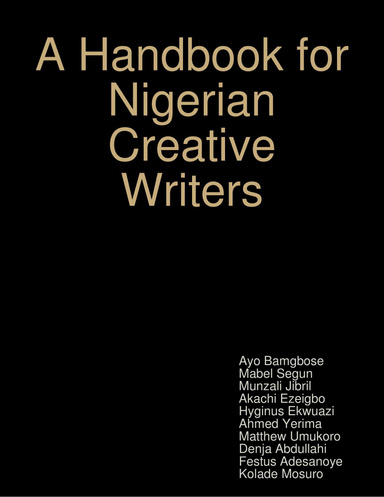 A Handbook for Nigerian Creative Writers