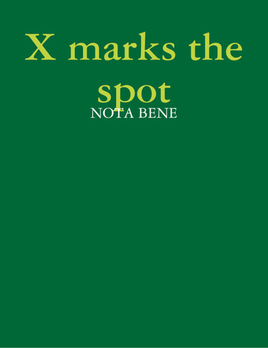 X marks the spot