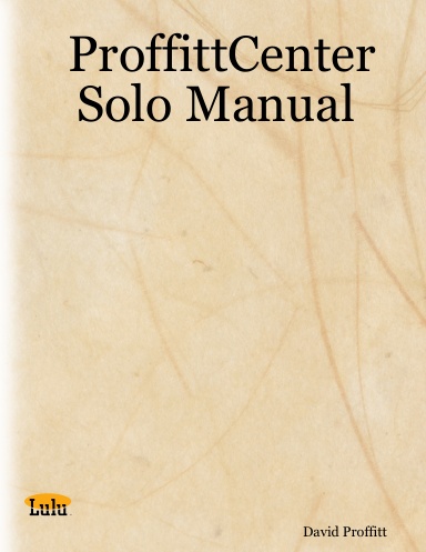 ProffittCenter Solo Manual