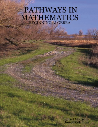 PATHWAYS IN MATHEMATICS: BEGINNING ALGEBRA