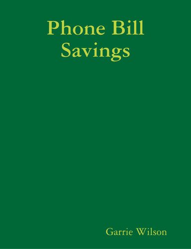Phone Bill Savings