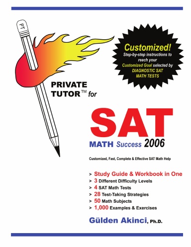 Private Tutor for SAT Math Success 2006