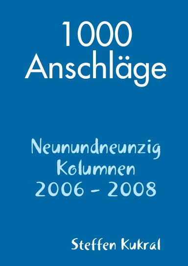 99 x 1000 Anschläge paperback