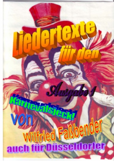 Karnevalslieder Buch Ausgabe 1