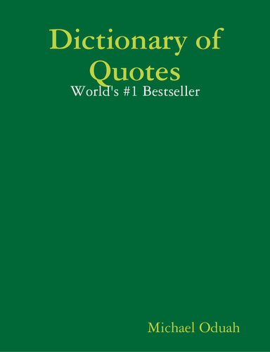 The Dictionary of Quotes