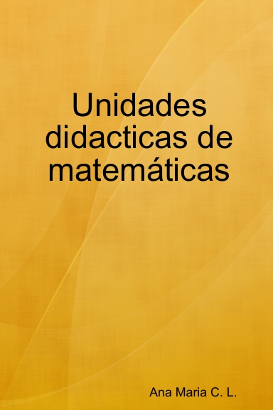 unidades didacticas de matemáticas