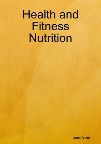Health and Fitness Nutrition